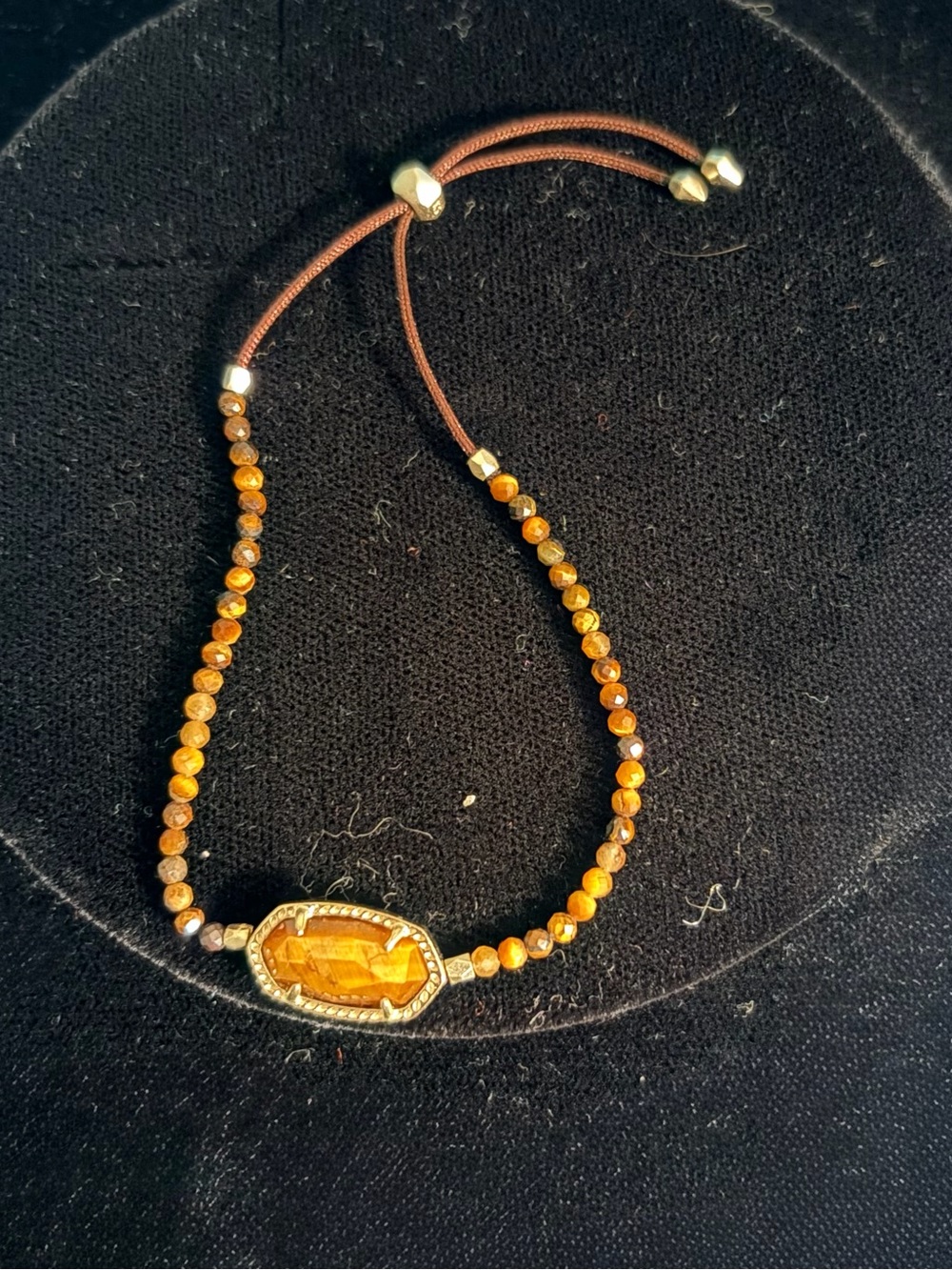 Kendra Scott Tiger Eye Adjustable Bracelet